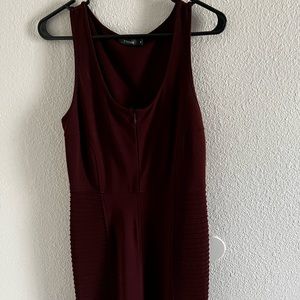 Burgundy Theme dress